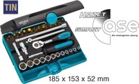 Hazet SteckschlüSsel Satz 1/4 Zoll Werkzeugset Im Ergonomischen Smartcase 30Tlg