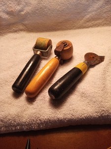 Wallpaper/Stenciling tools (1 edger, 2 rollers) at least one vintage