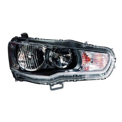 New Passenger Side Halogen Headlight Assembly Fits 2009-2017 Lancer 8301C362