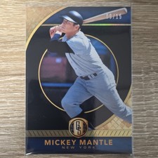 Panini 2017 Chronicles Gold Standard Mickey Mantle Yankees Black 9/15 #7 🔥🔥🔥