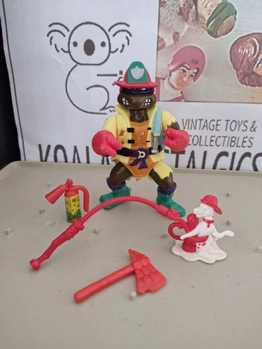 Vintage TMNT Ninja Turtles Figure Hose Em Down Don 1991 Complete