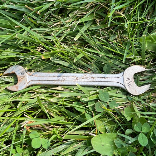 Blue Point Supreme by Snap On Double Open End Wrenches 1/2" & 9/16" Inch S-1618 - Afbeelding 1 van 6