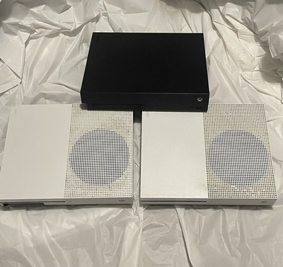 Lot of 3 Microsoft Xbox One X & S