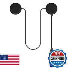 Motorcycle Helmet Bluetooth Headset: Loud, 50H Use, Glove-Friendly, IPX7 Waterpr