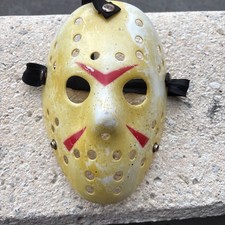 Jason voorhees Friday the 13th Part 3/4 THIN LIGHTWEIGHT mask hand painted