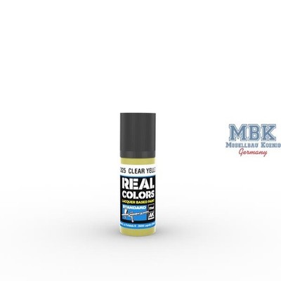 AK Interactive S.L. AK-RC825 REAL COLORS: Clear Yellow 17 ml