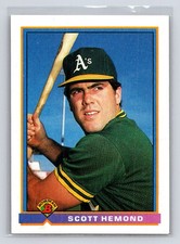 1991 Bowman #232 Scott Hemond Oakland Athletics Baseball Card