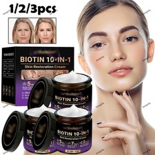 1-3x NEW Biotin 10-in-1 Skin Restoration Cream,Professional Skin Treatment Cream