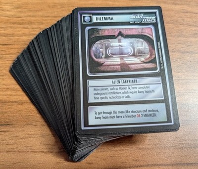 Star Trek CCG 1E Alternate Universe C/UC Set complete 80 cards NM/M