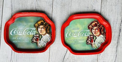 Coca-Cola Vintage Tin Tray  Tray Delicious and Refreshing 