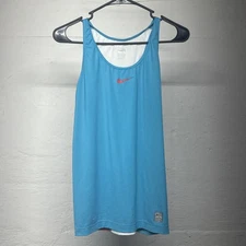 Nike Pro Women’s Small Blue Tank Top Active Wear Polyester