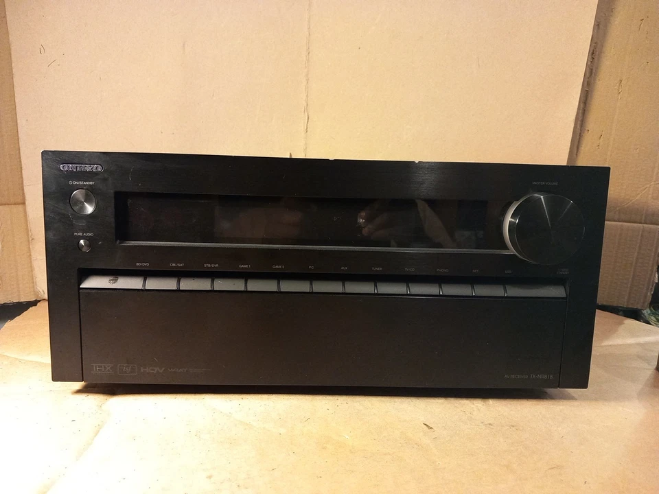 Onkyo TX NR818 7.2 Channel 135 Watt Receiver + REMOTE - Image 4 of 4