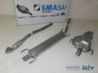 Imasaf Auspuffanlage Ab Kat für Opel Astra H+Gtc 1.6+1.8 2006-2014| Flex+Msd+Esd