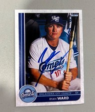2025 Choice Ryan Ward Comets OC Dodgers Autographed Baseball Card #15