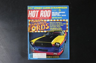 HOT ROD Magazine June 1977 Fabulous Fords Mustang II Shelby Cobra Auto