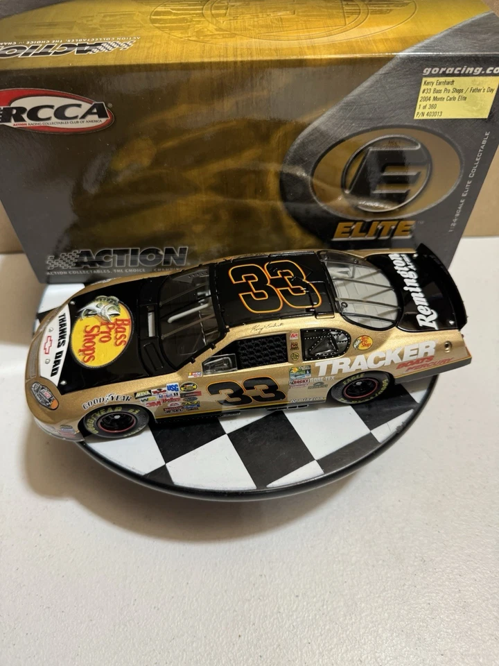 Kerry Earnhardt ELITE #33 Bass Pro Shops Father’s Day 2004 1/24 Nascar Diecast - Image 2 of 4