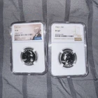 1963-1964 Washington Silver Proof Quarters 25C NGC PF67 PF68 2-Coin Lot