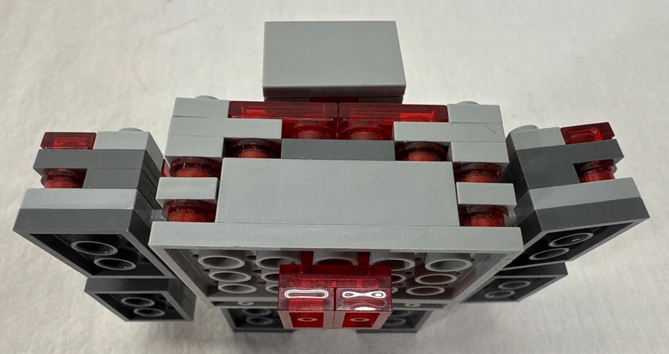 Lego Minecraft Redstone Golem Brick Figures from Set 21163 The Redstone Battle - Image 4 of 4