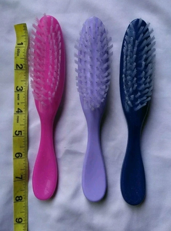 3 New AVON 8" HAIR BRUSH New, 1 Navy, 1 Turquoise, 1 Light Pink Color - Image 4 of 4