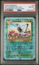 2002 POKEMON LEGENDARY COLLECTION #21 BUTTERFREE-REVERSE FOIL PSA 8 on eBay