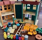 Vintage Little People #938 1975 Sesame Street Complete Ladder/Chalk/Eraser
