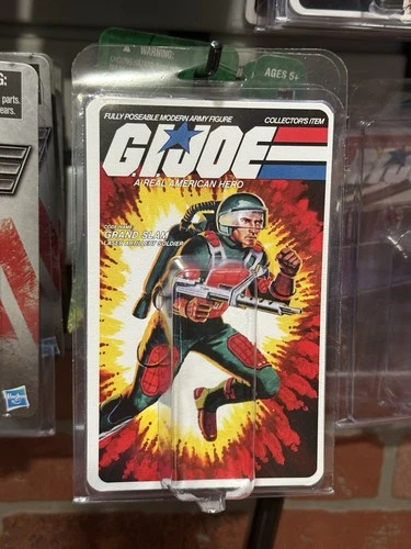 GiJoe Grand Slam 1982 1983 Clamshell Display Case With Insert Card