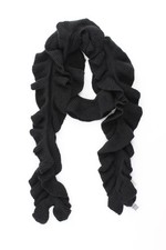 ⭐ Second Life Fashion Schal für Damen schwarz aus Polyacryl ⭐