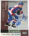 DALE HAWERCHUK SIGNED UPPER DECK NHL LEGENDS WINNIPEG JETS CARD AUTOGRAPH AUTO!!