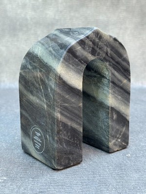 1 HEAVY ACCENT MARBLE STONE ARCH 6'' HIGH 4 1/2'' WIDE 3'' DEEP MADE IN INDIA