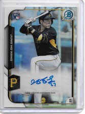 2015 Bowman Chrome JUNG HO KANG 1ST PROSPECT AUTO REFRACTOR RC #41/499!!