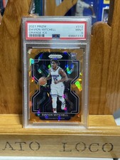 2021-22 Panini Prizm - Davion Mitchell #312 Orange Ice Prizm (RC)