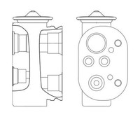 Expansionsventil Klimaanlage Mahle AVE 4 000S FüR F80 BMW F31 F30 F20 F21 3Er