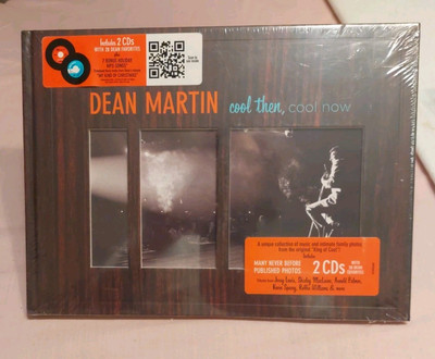 Dean Martin Cool Then Cool Now 28 Songs Original Artists CD BOOK Sealed New Mint