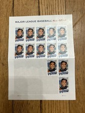 Yogi Berra MLB Baseball - Pane of 13 Forever Stamps 2021 Used S#5608