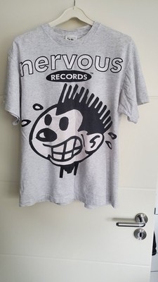 Shirt T-Shirt Nervous Records New York Retro Vintage 90er Oldskool