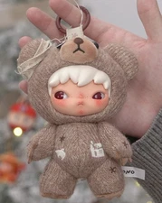 Hirono Road Journal Series Blind Box Figures Toy Plush Doll Toys -woven woods