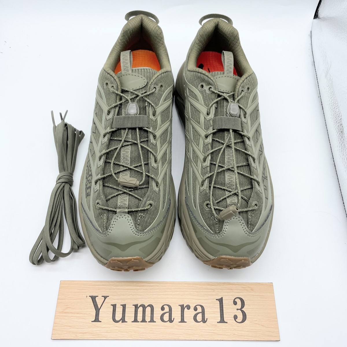 Hoka Mafate Three 2 Grid JP Antique Olive 1172370-ALY Men's Size