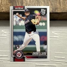 2026 Topps Series 1 #36 Andry Lara Washington Nationals RC Baseball Card