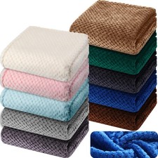 Peryiter 10-Pack Baby Fuzzy Blankets 30x40" Toddler Soft Throw Crib Stroller