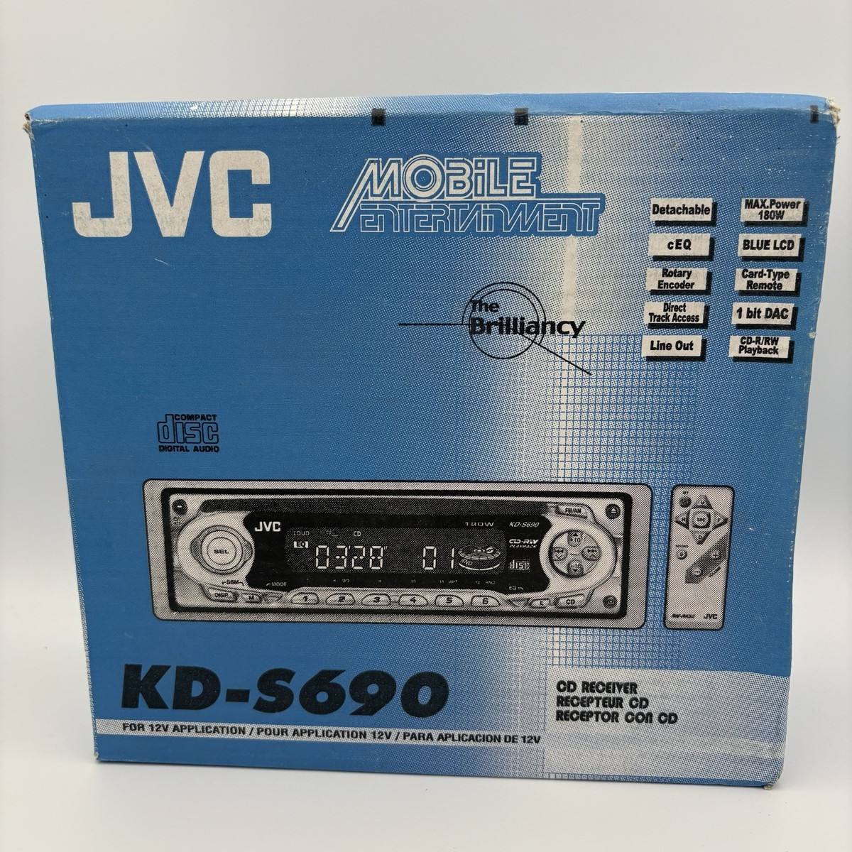 JVC KD-S690 CD Player In Dash Receiver for sale online | eBay