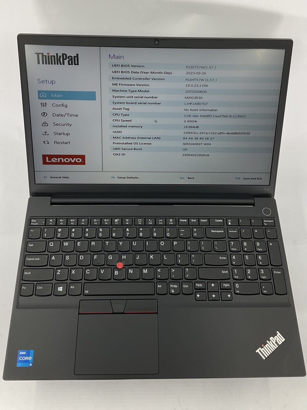 lenovo thinkpad e15 gen2, 15.6-Inch Laptop, with i5-1135g