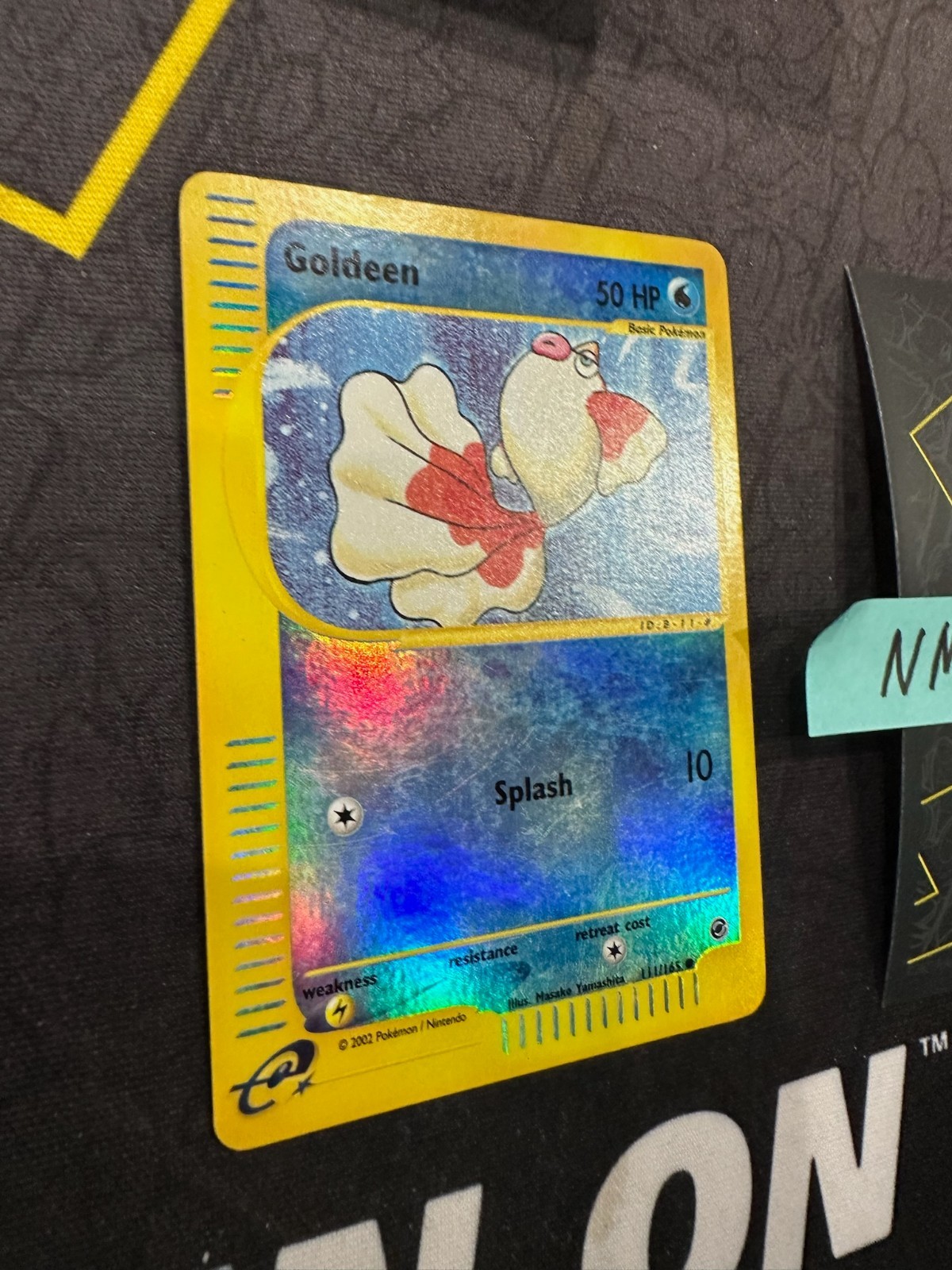 Pokemon Card Goldeen Expedition WOTC Vintage Reverse Holo 111/165 NA 💎NM💎