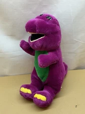 1992 Barney 10" Plush Stuffed Animal Toy The Lyons Group The Purple Dinosaur