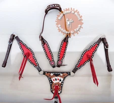 Western Tack Set Horse |  Red Gator Gambler Tooling Tack Set