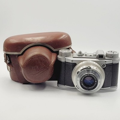 Altix IV 35mm Film Camera Meyer-Optik Trioplan 2.8/50 Bubble Bokeh Lens Case