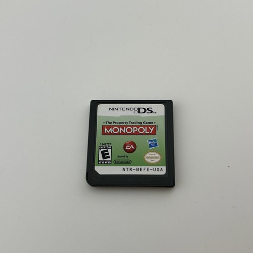 Monopoly (Nintendo DS, 2010) Cartridge Cart Only TESTED! Works!