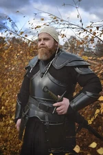 Medieval Knight Blackened Steel George Full Body Armor Suit - Fantasy Full Body