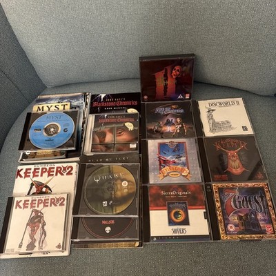PC Spielepaket Jewel Case Spiele. Discworld Dungeon Keeper Quake Must 7th Guest