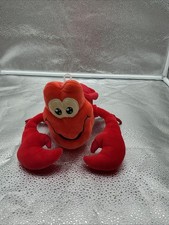 Disney The Little Mermaid Sebastian Lobster Plush Kidrobot 7 Stuffed Animal