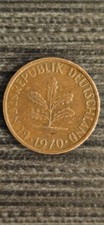 1970 Germany 1 Pfennig Circulated Coin  #F166*